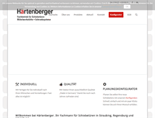 Tablet Screenshot of haertenberger.de